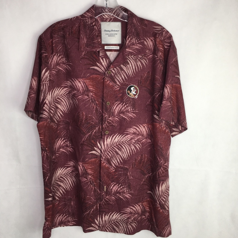 Tommy Bahama Collegiate Series Silk Tropical Shirt